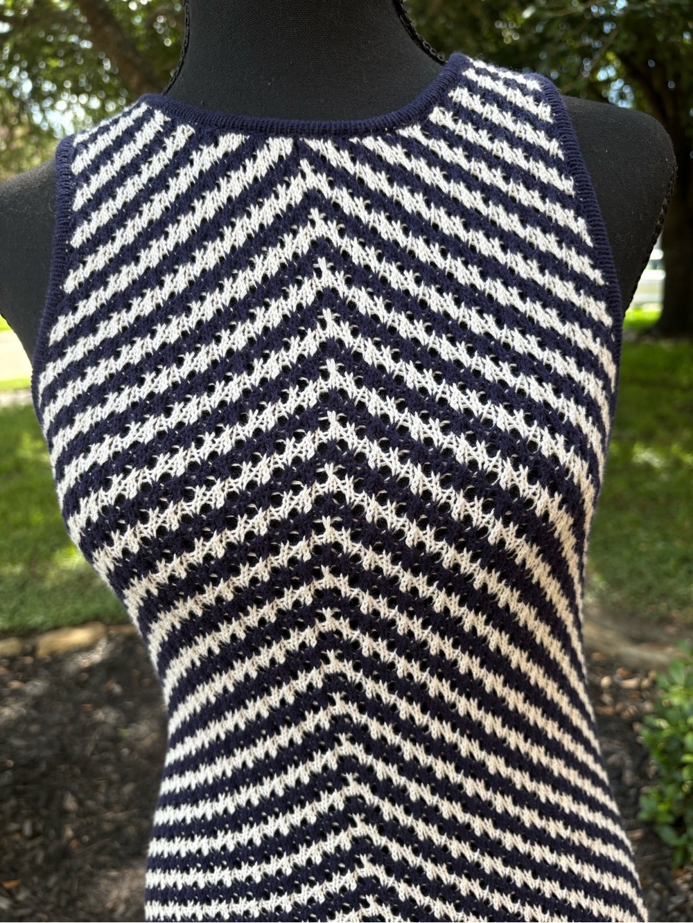 House of Harlow 1960 Blue & White Maxi Dress - Picture 2 of 8